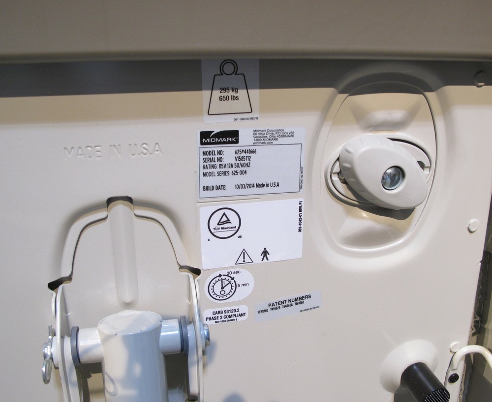 Midmark 625-004 Barrier Free Exam Table, Wireless Footswitch & Hand Control 2014