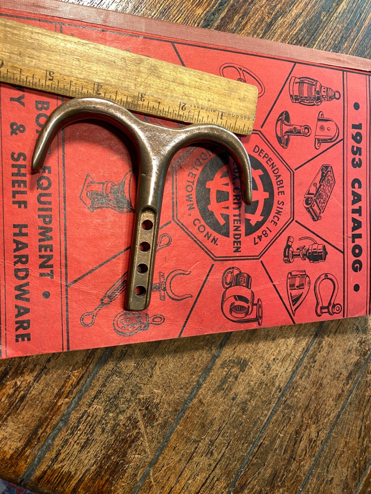 Wilcox Crittenden Sea-Security cast bronze oar locking device