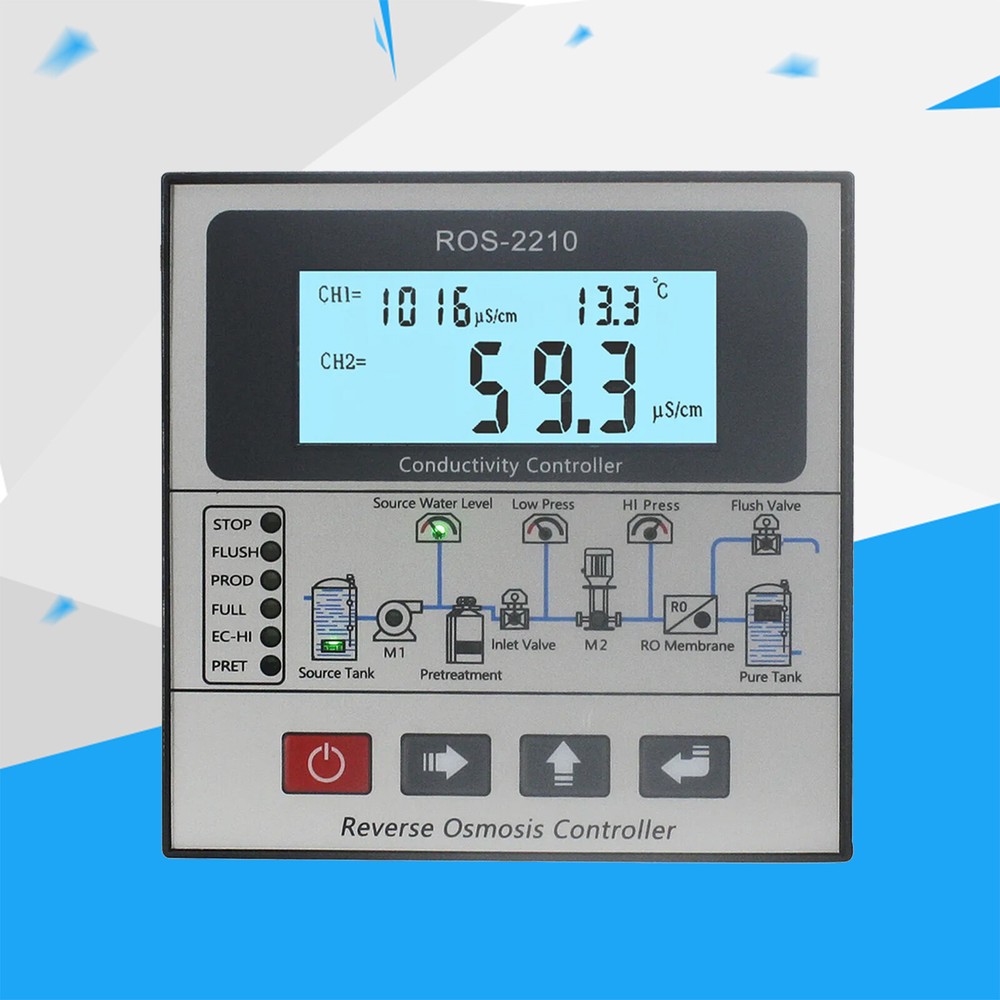 LCD Reverse Osmosis System RO Controller TDS Conductivity RO Control