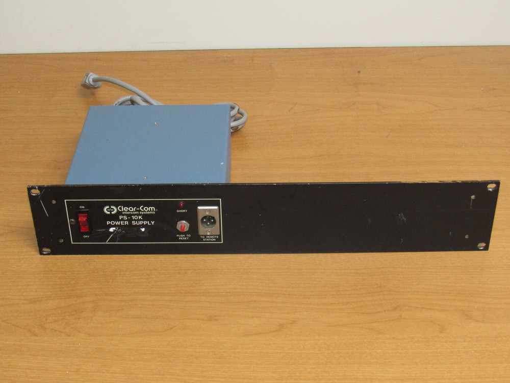 Clear-Com Intercom Systems PS-10K Rack Mounted Power Supply - UNTESTED