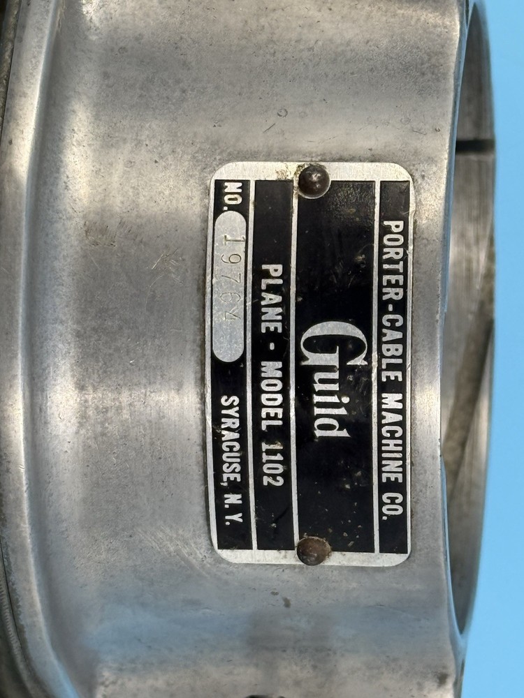 Porter Cable Guild 1102 Attachment Power Plane