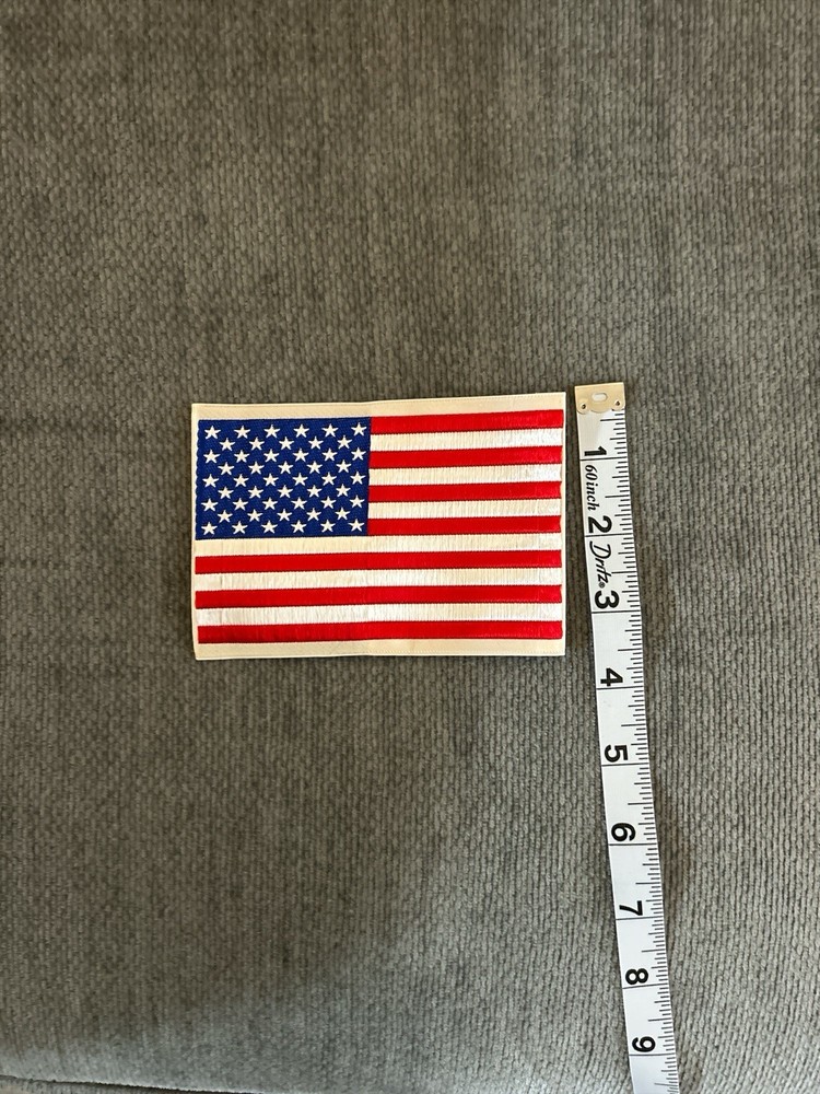 American Flag Sew On Embroidery Patch
