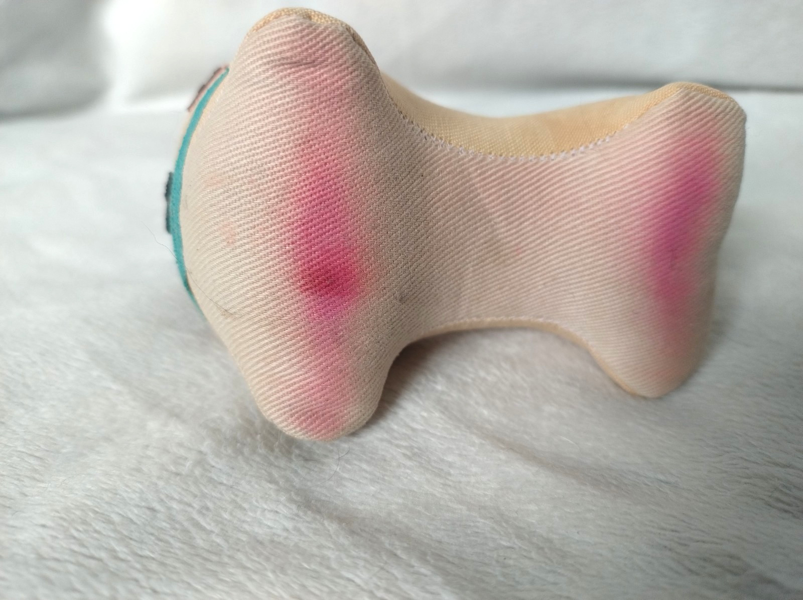 Two Vintage Chinese Traditional Folk Art Cloth Plush Tiger Pillows