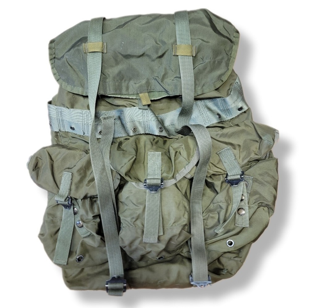 Army Alice Pack Post WWll Nylon Backpack No Hard Fram