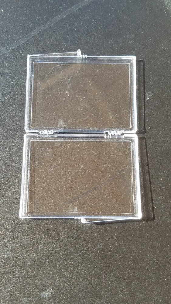 FOUR (4) BCW 10 count plastic trading card holders