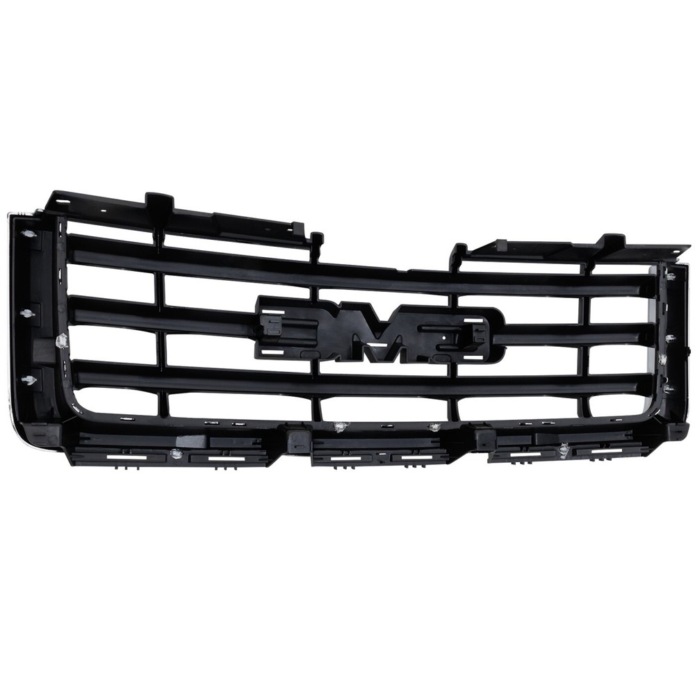 Grille Assembly For 2007-2013 GMC Sierra 1500 Chrome Shell With Emblem Provision