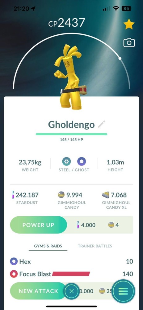 Gholdengo | Tr-de  20K Stardust