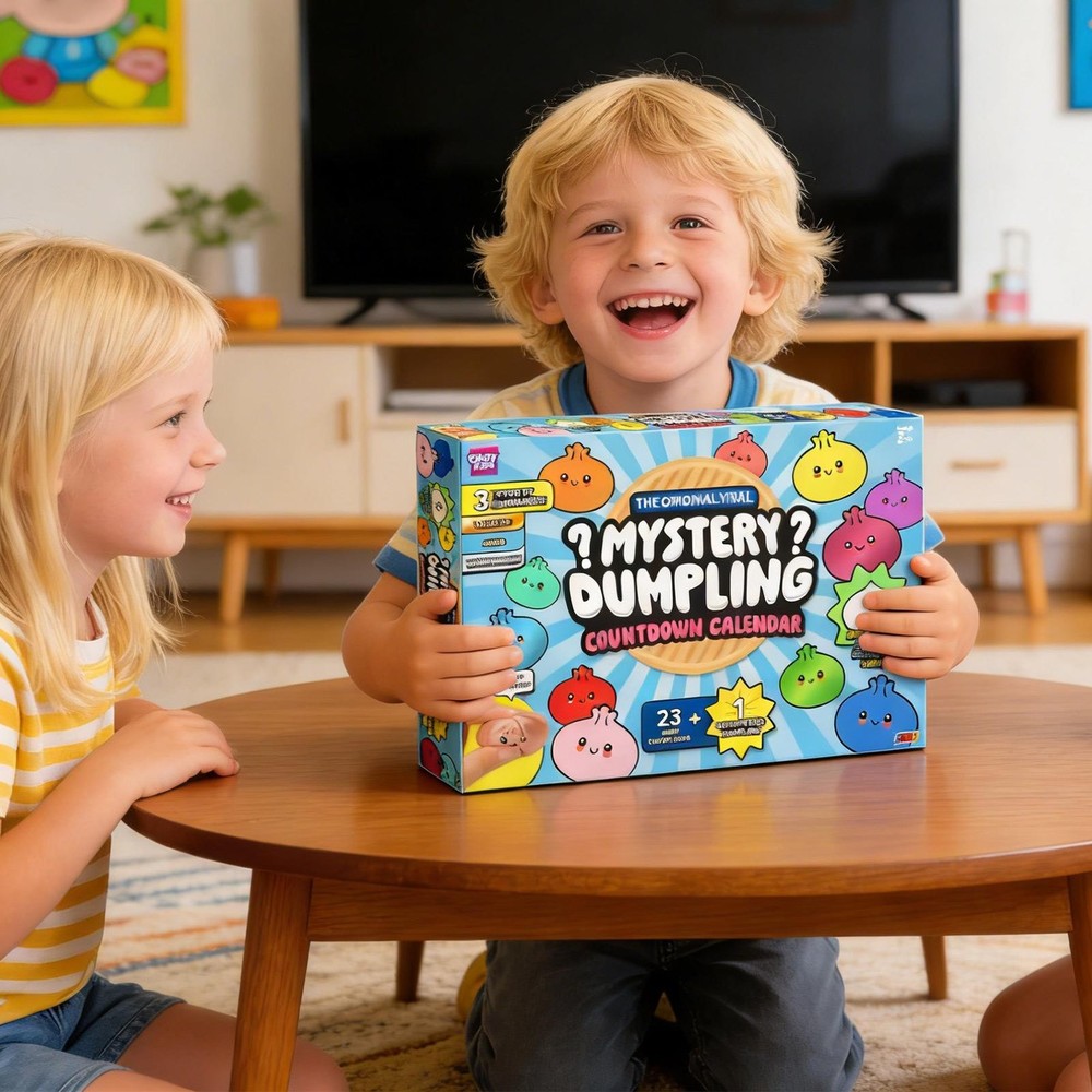 Crazy Fun Mystery Dumpling Countdown Calendar Dumpling Squishy Sensory Toy Set