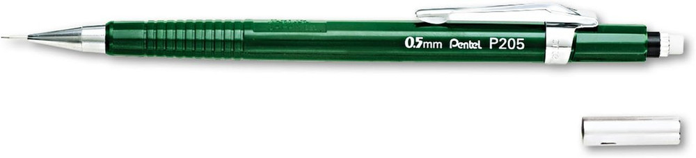 P205D Sharp Mechanical Drafting Pencil, 0.5 Mm, Green Barrel