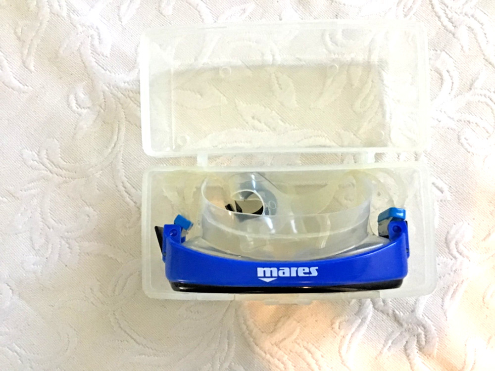 Mares Tempra Scuba Diving Goggles In Case