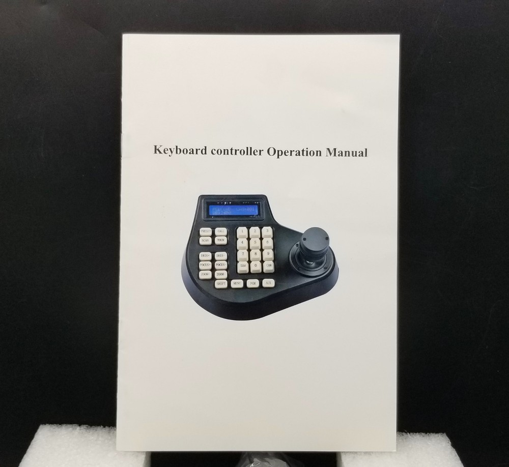 4D Speed Dome Keyboard Controller ~ Open Box ~ Never Used ~ Hotkey Control