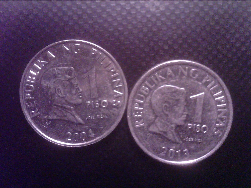 PHILIPINES    1 PISO   2004  2013