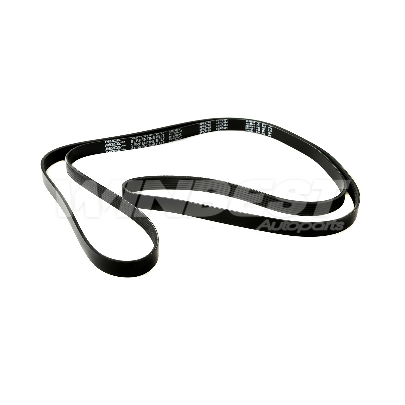 EPDM Serpentine Belt 6PK2775 for 06-11 Chevrolet Impala Pontiac G6 Kia 3.5L 3.9L