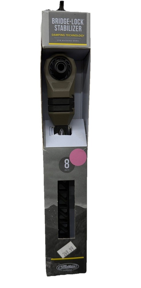 Mathews Bridge-Lock Stabilizer 8” Damping Technology - Army Green Mathew’s Bow