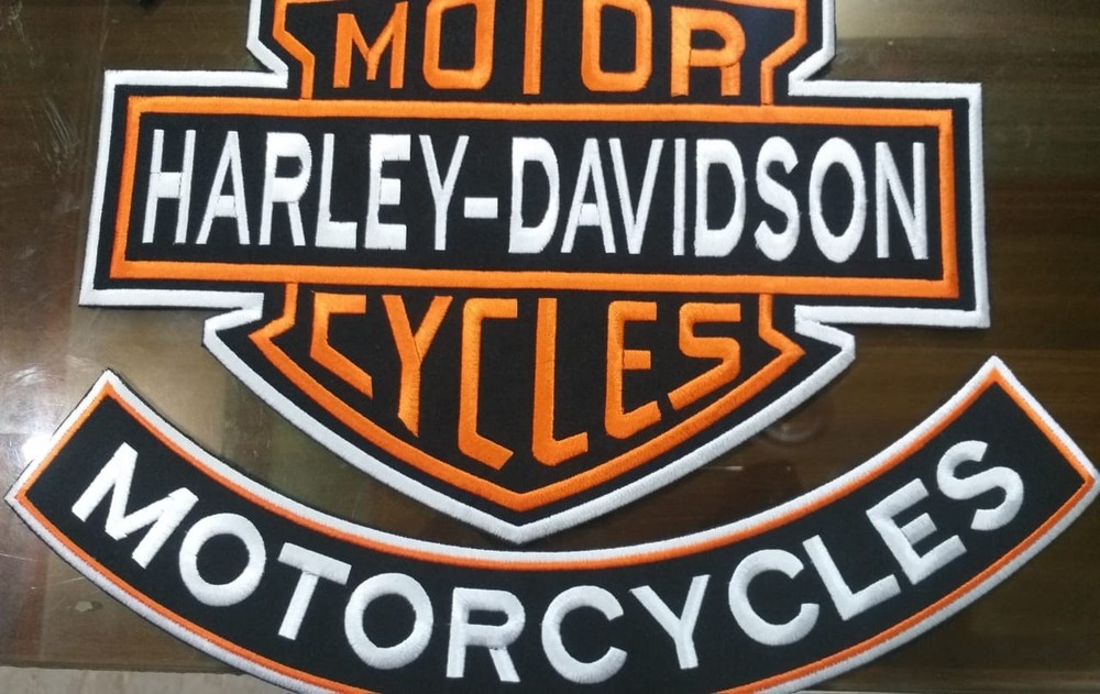 Harley Davidson Rockers Embroidery Patch large biker patch vest/jacket Iron On