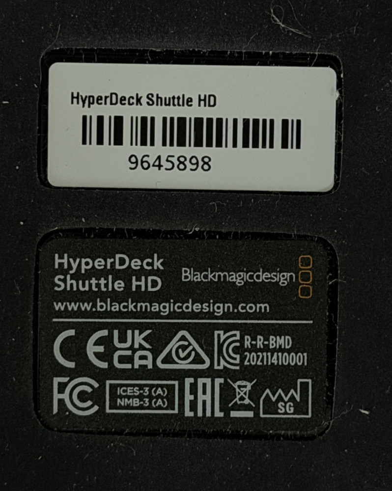 Blackmagic Design HyperDeck Shuttle HD