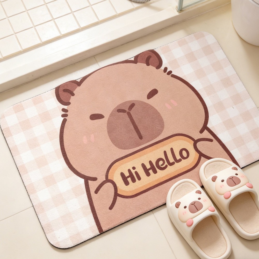 Absorbent Bath Mat Magic Rug, Quick Drying Mat Magic Bath Mat Non-Slip Floor