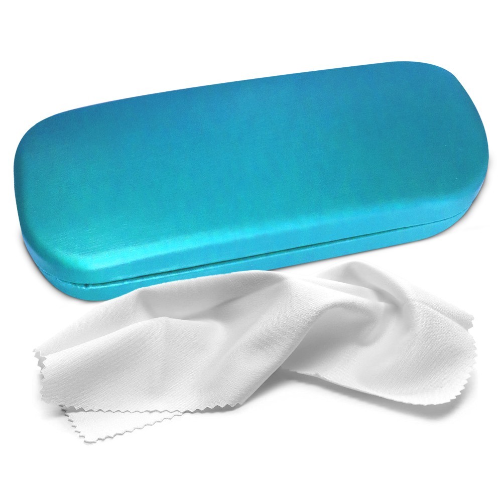 Hard Shell Glasses Case-Lightweight Large Eyeglass Holder with Microfiber Cloth