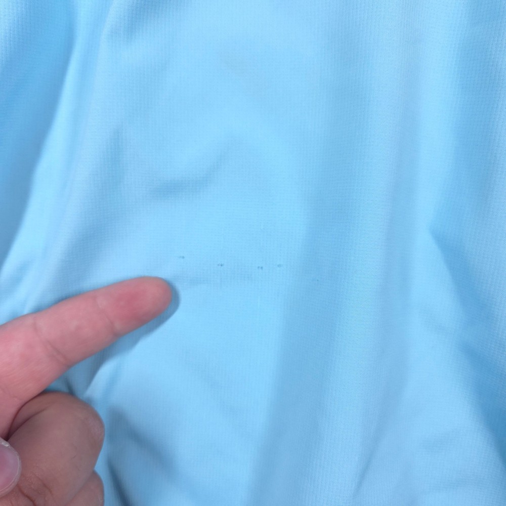 Zero Restriction Tour Series Jacket Men's 2XL Light Blue 1/4 Zip Pullover Golf