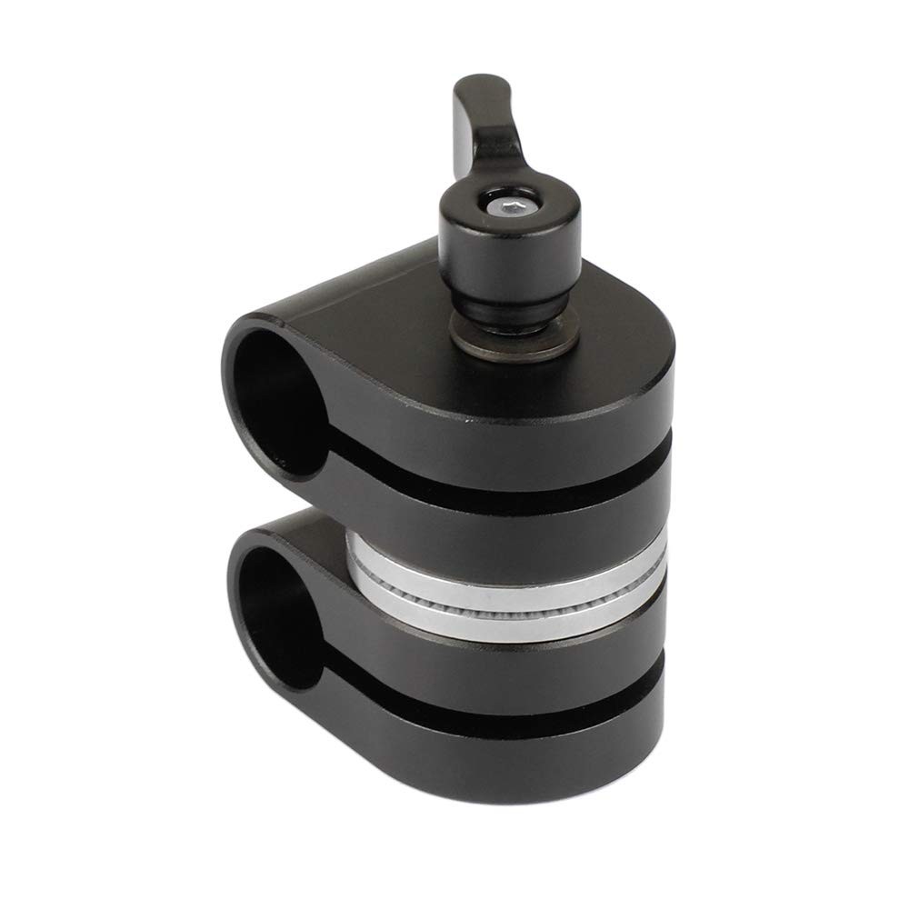 2008 Adjustable 15mm Dual Rod Adapter with Rosette Camera Rig Accessory