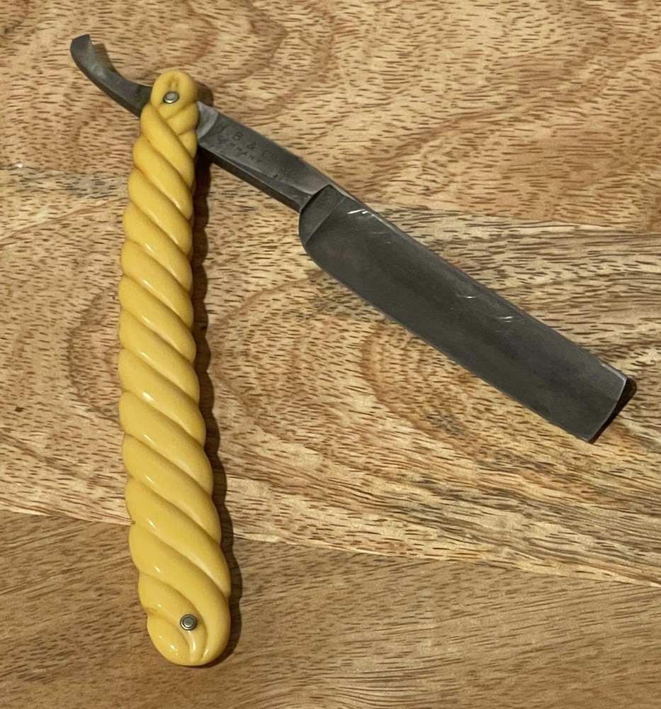 Hackett Walter Gates Hardware CO, Straight Razor. HB & CO Germany.