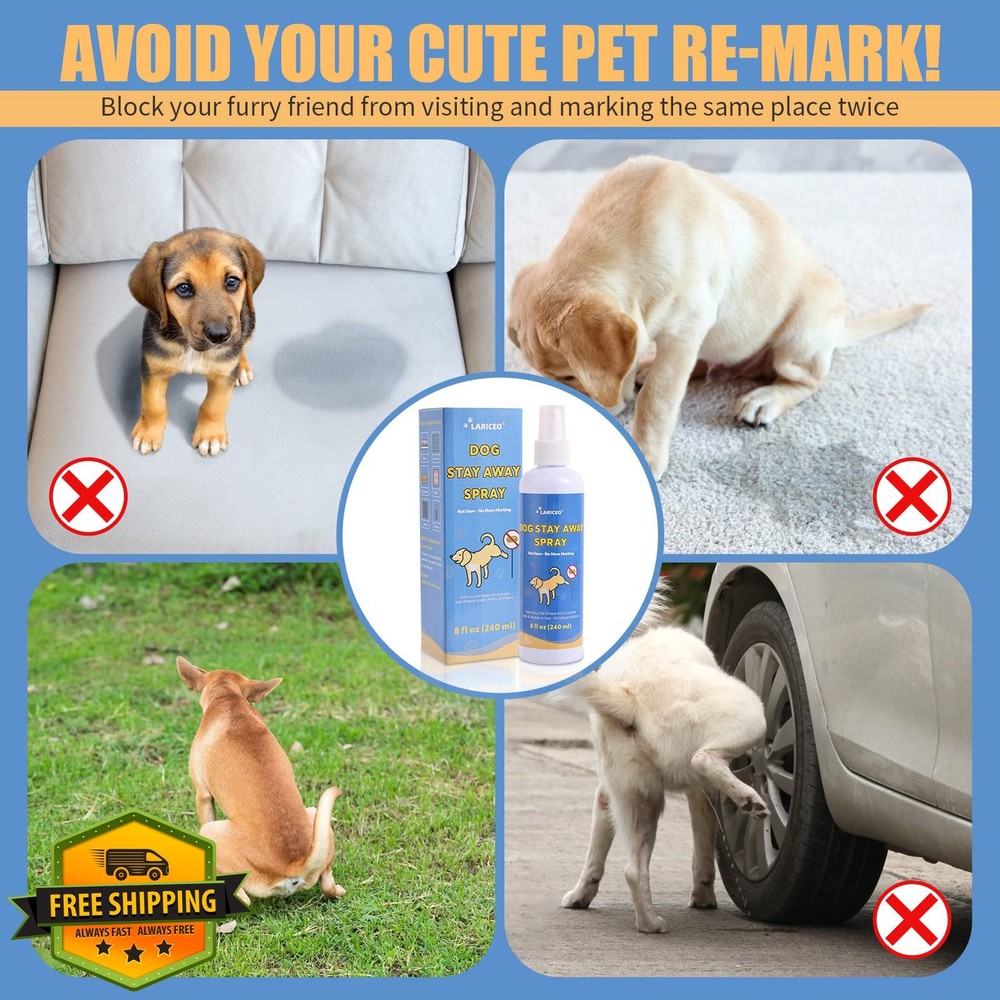 LARICEO 8oz Dog Marking Solution, Behavior Support Spray, Gentle