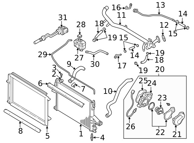 Genuine Volvo Clamp 988023