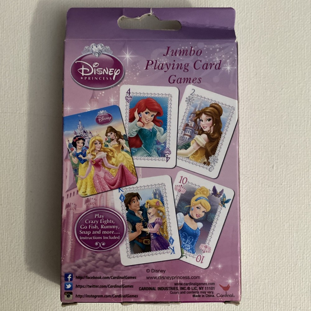 Disney Princess Jumbo Playing Cards