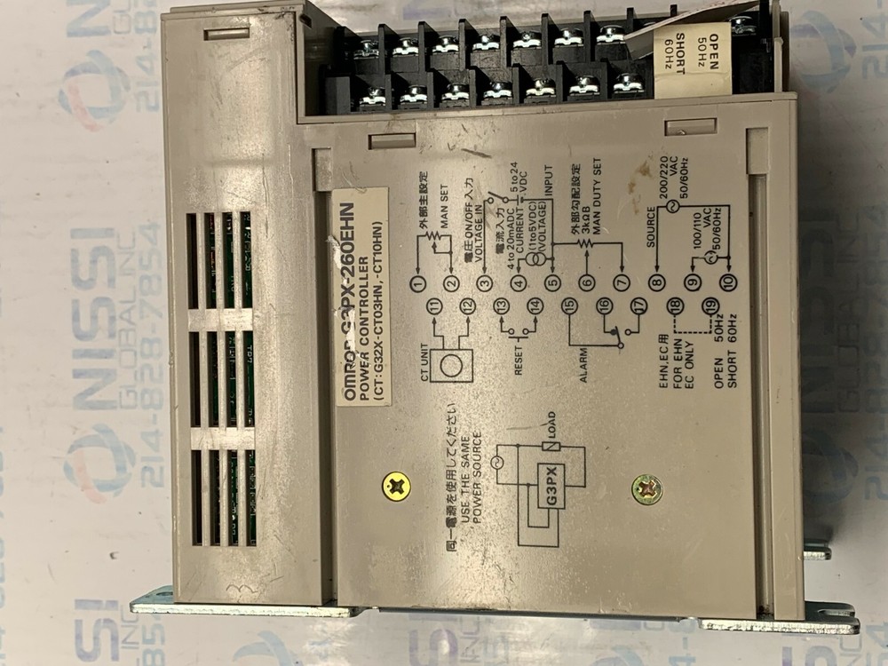 Omron G3PX-260EHN Power Controller