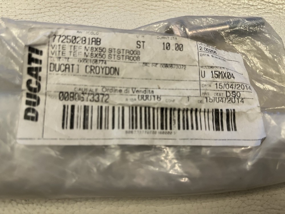 Ducati SCREW / BOLT - 77250281AB
