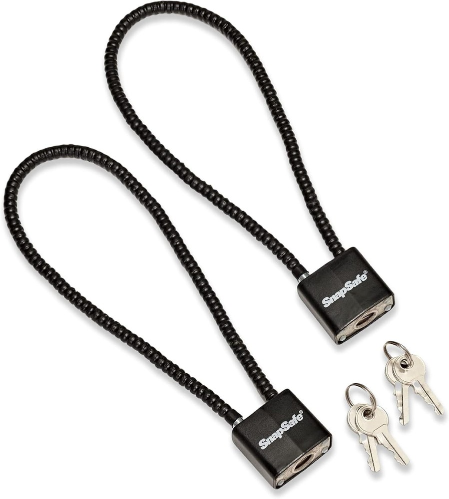 Snapsafe Lock Box Security Cable w/2 Padlock/4 Keys 2/Pack 75281