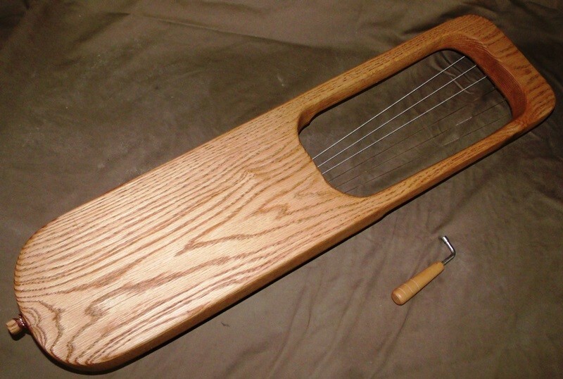 Unique 6 String LIAR Lyre White Oak & Red Oak NR!
