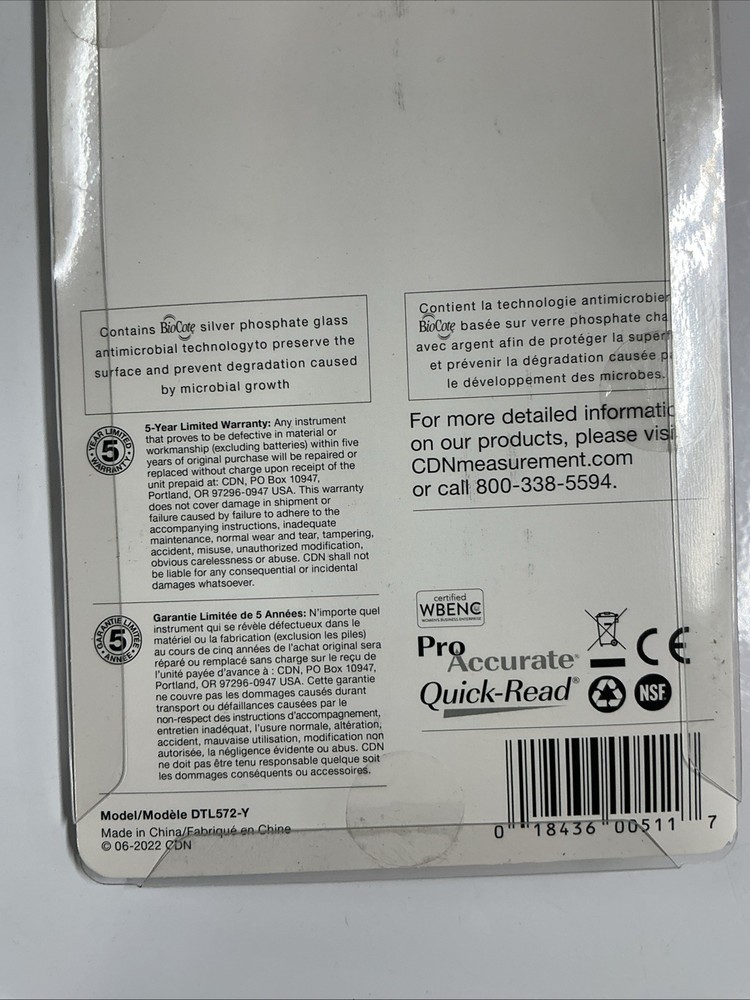 CDN Digital Lollipop Thermometer, 4 Second Response Time, 4.3-Inch Stem