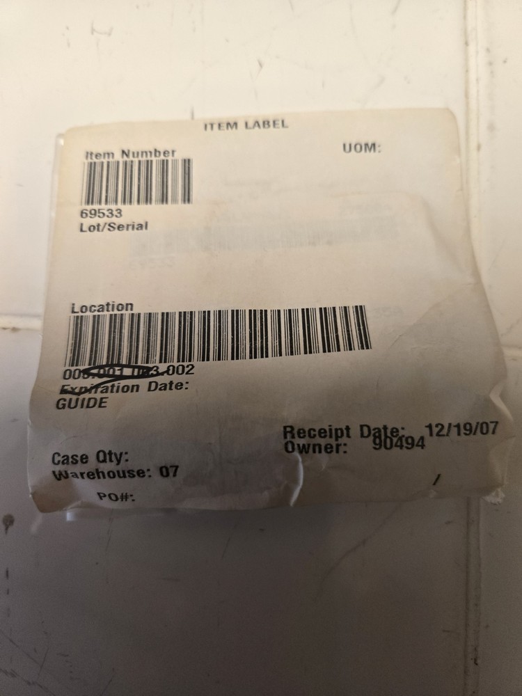Lycoming 69533 Valve Guide