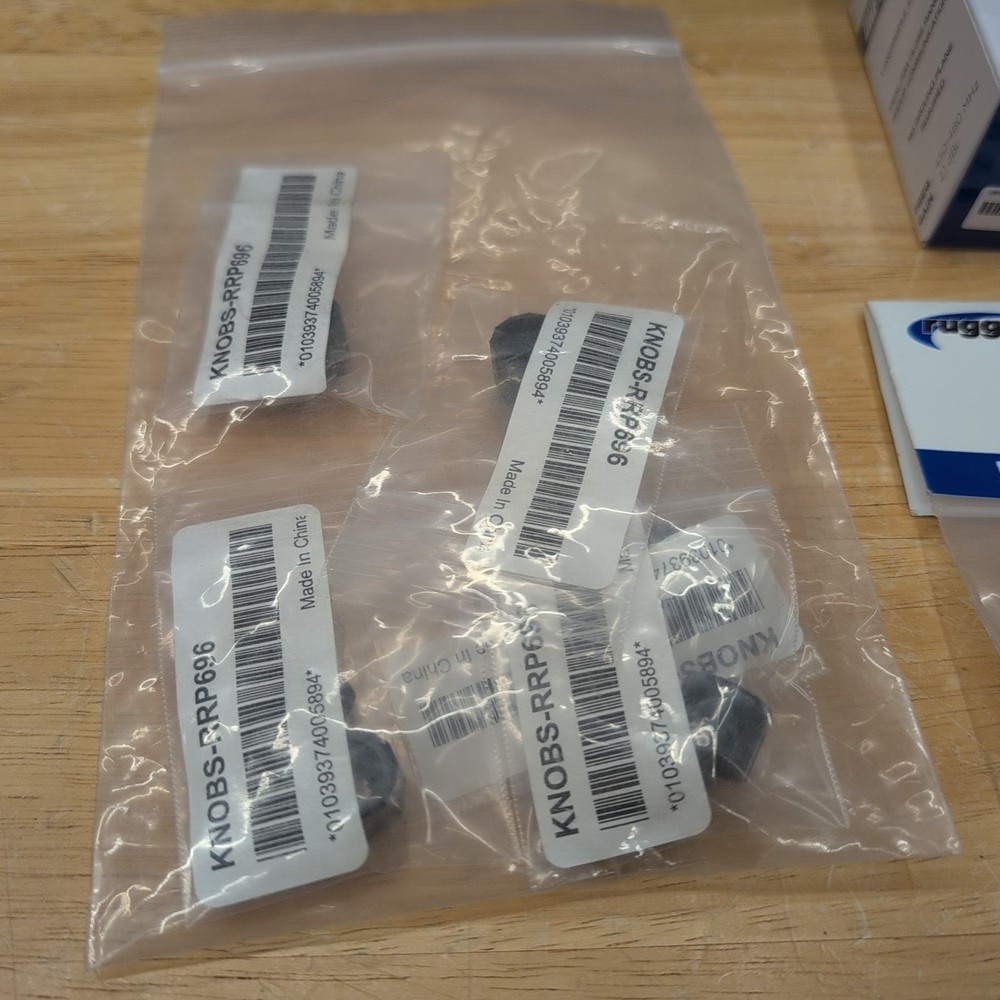 Rugged Radios STEALTH-UHF, GMRS Antenna, Knobs, Mount, Cable Plug Lot!