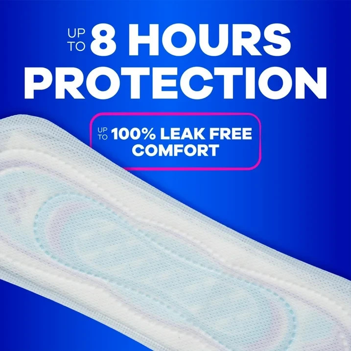 Always Ultra Thin Pads Without Wings, Size 2, Long Super Absorbency, 40 Count