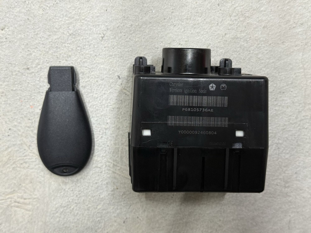 Dodge Chrysler Wireless Ignition Switch Module + Key 68105736 VIN PROGRAMMED