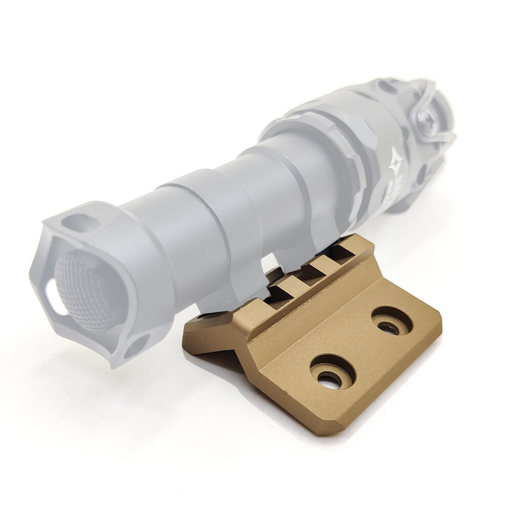 M-Lok Keymod Offset Flashlight Rail Mount For M300 M600 Scout Light Optics Mount