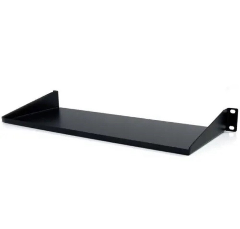 StarTech 1U 7in Depth Universal Fixed Rack Mount Shelf – 33lbs