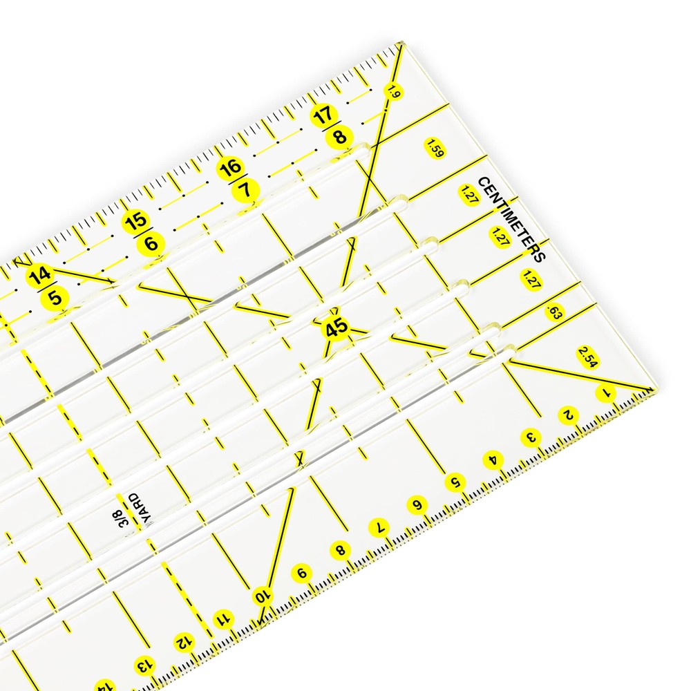 Dritz Measure & Mark Rulers & Accessories, Clear