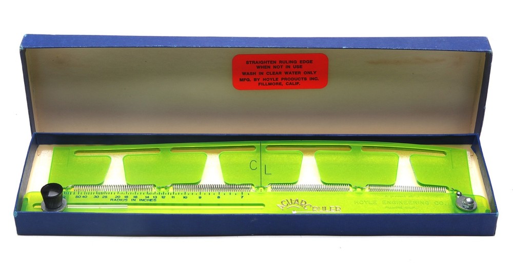Hoyle Products ACU-ARC Adjustable Radius Ruler Tool