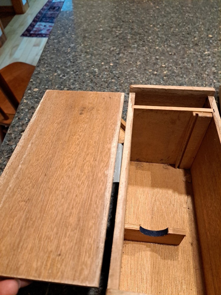 Vintage stellar microscope with Wooden Box.