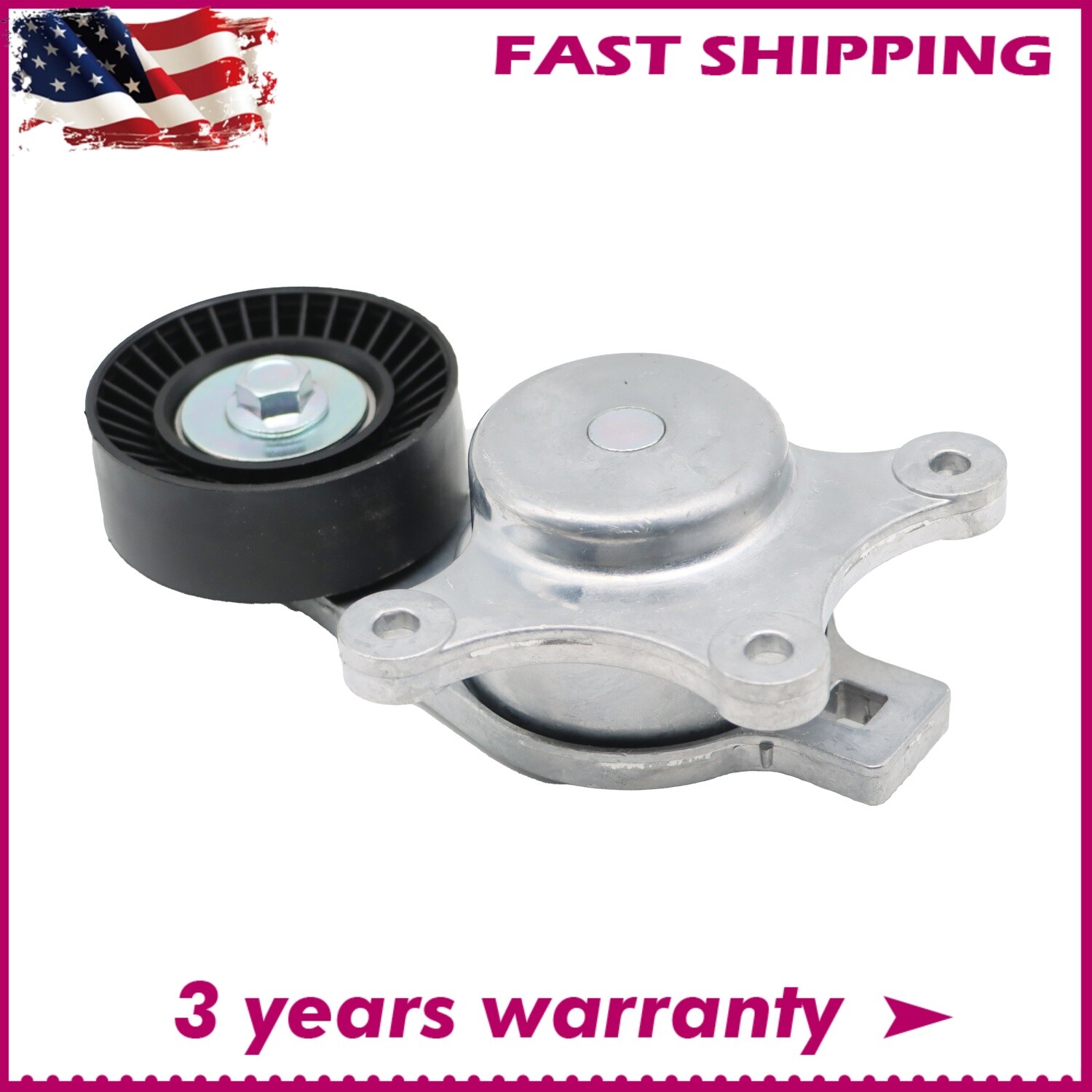 Belt Tensioner 38485 Fit for Ford Edge Explorer Flex Fusion Taurus 3.5L 3.7L New