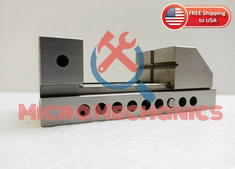 3'' Screwless Tool Making Grinding Precision Ground Vise .0002" Square Parallel