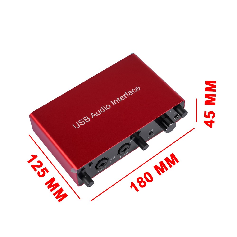 Scarlett 2i2 3rd Generation 24Bit/192KHz USB Audio Interface Fit Pro Music Tools