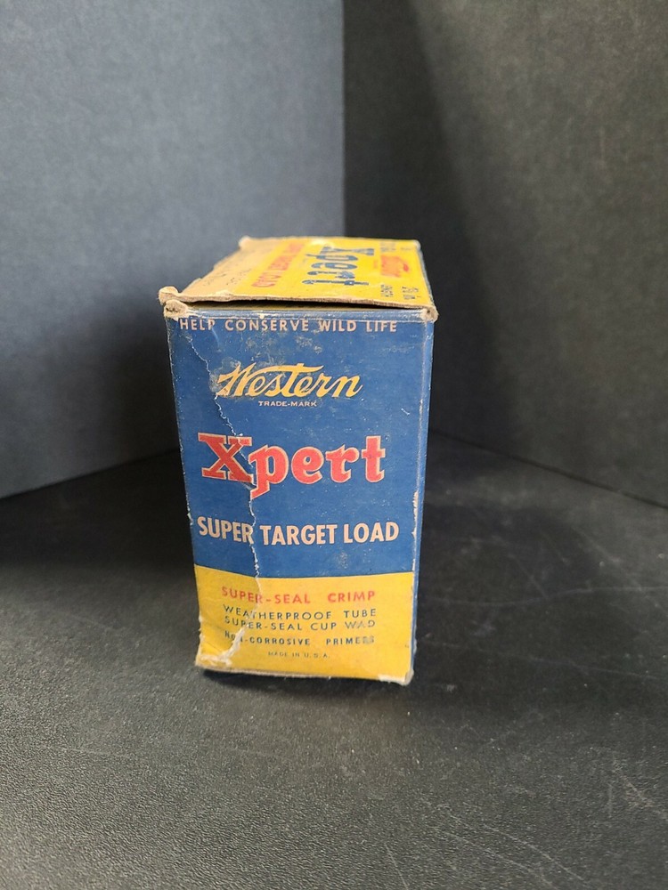 Vintage Western Xpert Super Target Load Empty Box