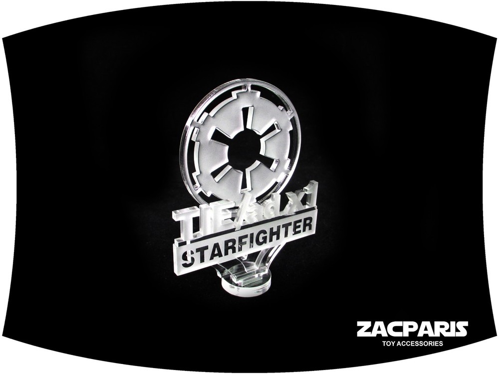 CUSTOM 3D MULTI DIRECTIONAL STAND for Lego 8017 Darth Vader's TIE Fighter Nice!