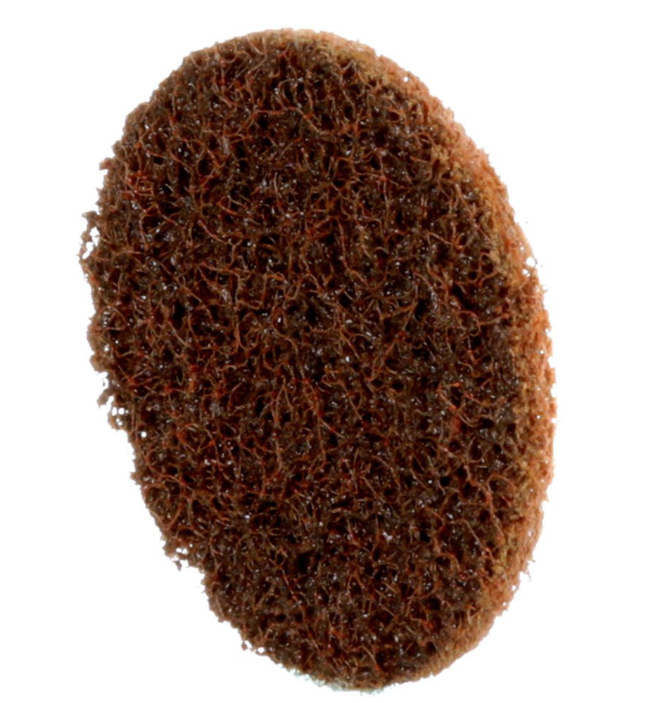 3M 07453 Coarse Brown 2" Hookit Scotch Brite Surface Conditioning Discs 25 Discs