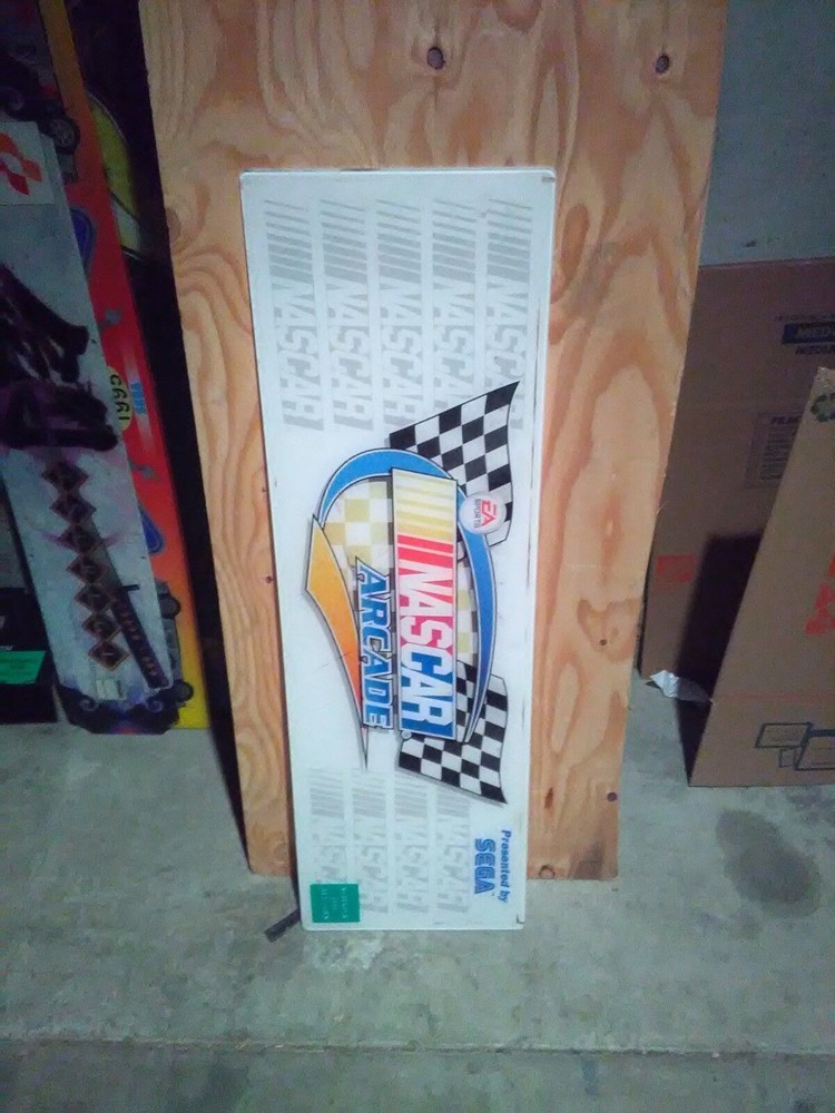 nascar arcade plexi marquee #4