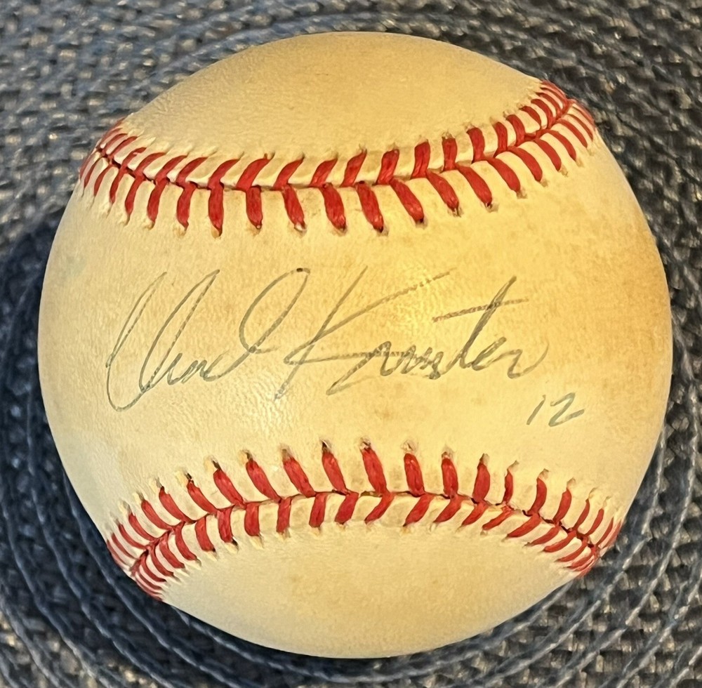 Chad Krueter  Autograph OAL  Baseball